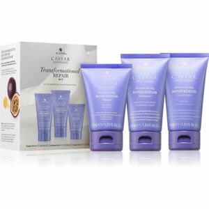 Alterna Caviar Anti-Aging Restructuring Bond Repair dárková sada pro uhlazení a obnovu poškozených vlasů 3 ks obraz