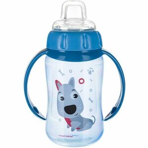 Canpol babies Cute Animals Training Cup tréninkový hrnek s držadly 6m+ Dog 320 ml obraz