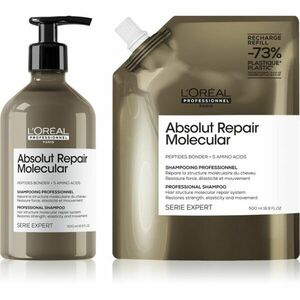 L’Oréal Professionnel Serie Expert Absolut Repair Molecular výhodné balení pro poškozené vlasy obraz