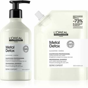 L’Oréal Professionnel Serie Expert Metal Detox výhodné balení pro poškozené vlasy obraz