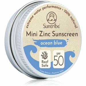 Suntribe Mini Zinc Sunscreen minerální ochranný krém na obličej a tělo SPF 50 Ocean Blue 15 g obraz