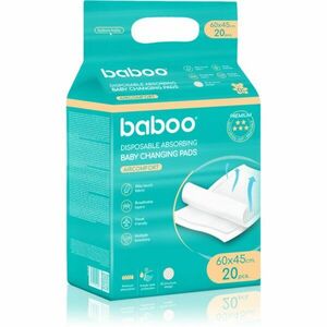 Baboo AirComfort Disposable Absorbing Changing Pads jednorázové přebalovací podložky 60×45 cm 20 ks obraz