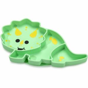 Melii Silicone Suction Plate talíř s přísavkou Dino 1 ks obraz