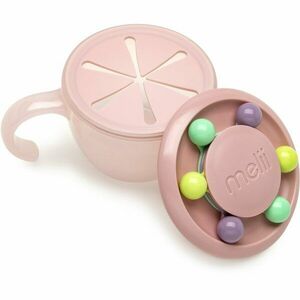 Melii Abacus Snack Container miska na svačinku Pink 200 ml obraz