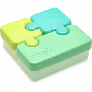 Melii Puzzle Container svačinový box Blue & Mint 850 ml obraz