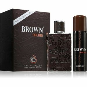 Fragrance World Brown Orchid dárková sada pro muže 1 ks obraz