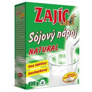 Zajíc Sójový nápoj NATURAL krabička 400 g obraz