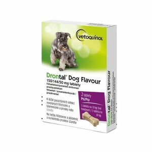 Drontal Dog Flavour 150/144/50 mg 2 tablety obraz