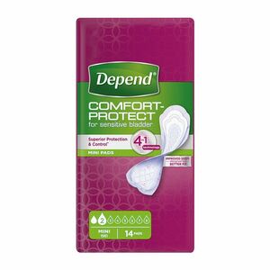 Depend Mini inkontinenční vložky 14 ks obraz