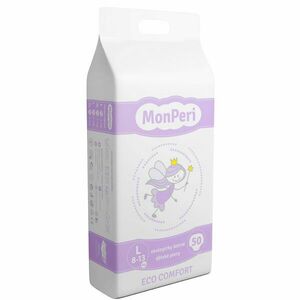 MonPeri ECO Comfort L 8-13 kg dětské pleny 50 ks obraz