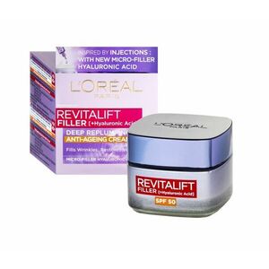 Loréal Paris Revitalift Filler HA SPF50 denní krém proti stárnutí pleti 50 ml obraz