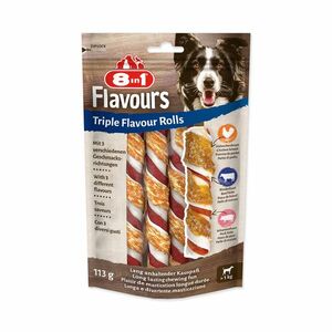 8in1 Pochoutka Triple Flavour rolka žvýkací 3 ks obraz
