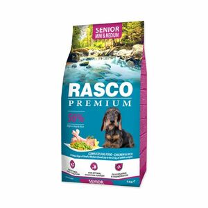 Rasco Premium Senior Mini&Medium Kuře s rýží granule 1 kg obraz