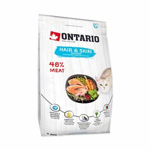 Ontario Cat Hair&Skin granule 2 kg obraz