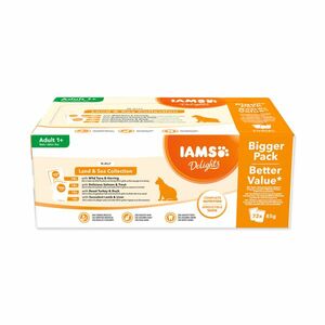 IAMS Delights Mořské a suchozemské maso v želé kapsičky multipack 72x85 g obraz