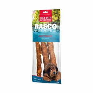 Rasco Premium Bůvolí tyčinky obalené kachním 3 ks 27 cm 250 g obraz