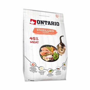 Ontario Cat Sterilised Salmon granule 2 kg obraz