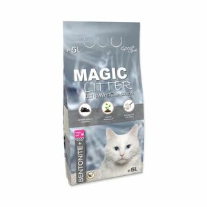 Magic Litter Bentonite Ultra White with Carbon kočkolit 5 l obraz