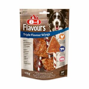 8in1 Pochoutka Triple Flavour křidýlko žvýkací 6 ks obraz