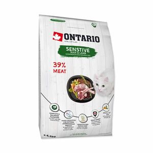 Ontario Cat Sensitive/Derma granule 6, 5 kg obraz