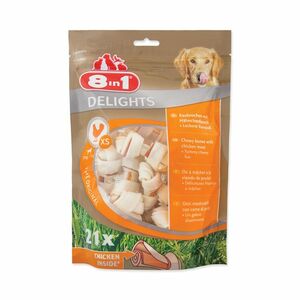 8in1 Pochoutka Delights kost žvýkací XS 21 ks obraz