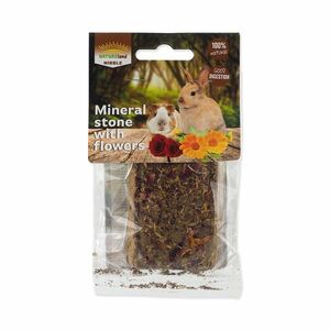 Nature Land Nibble minerální s květy blok 100 g obraz