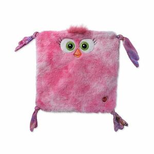 Dog Fantasy Hračka Monsters kuře šustící čtvercové růžové 28 cm obraz