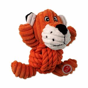 Dog Fantasy Hračka Safari tygr s uzlem pískací 18 cm obraz