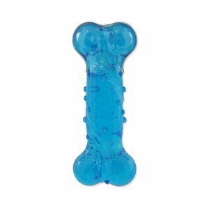Dog Fantasy Hračka STRONG kost s vůní slaniny modrá 12, 5 cm obraz