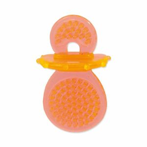 Dog Fantasy Hračka dudlík gumový oranžový 8 cm obraz