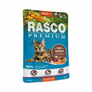 Rasco Premium Adult kachna s rakytníkem kapsička 85 g obraz