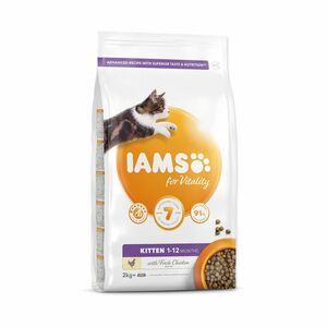 IAMS Cat Kitten Chicken granule 2 kg obraz
