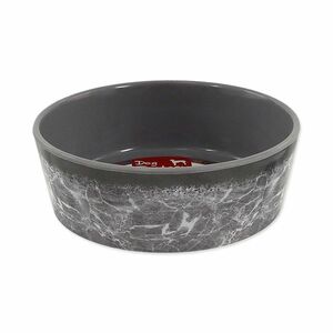 Dog Fantasy Miska vzor mramor šedá 12, 5 cm 300 ml obraz