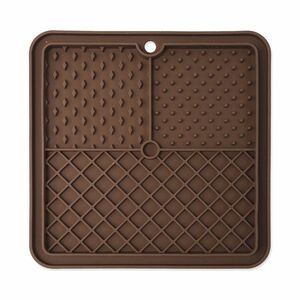 Epic PET Podložka lízací Lick&Snack čtverec hnědý 20x20 cm obraz