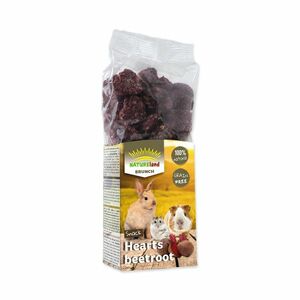 Nature Land Pochoutka Brunch srdíčka s červenou řepou 150 g obraz