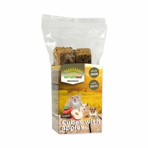 Nature Land Pochoutka Brunch celozrnné kostky s jablkem 90 g obraz