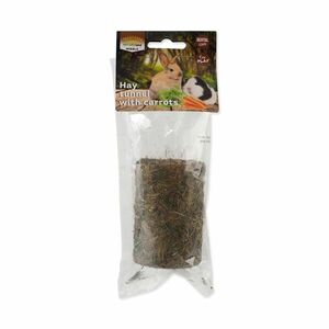 Nature Land Pochoutka Nibble válec ze sena plněný mrkví 125 g obraz