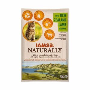 IAMS Naturally Adult jehněčí v omáčce kapsička 85 g obraz