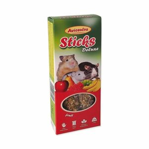 Avicentra Deluxe malý hlodavec tyčinka s ovocem 2 ks obraz