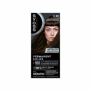 Syoss Metallic Collection Permanentní barva na vlasy 3-89 kávově bronzová 115 ml obraz