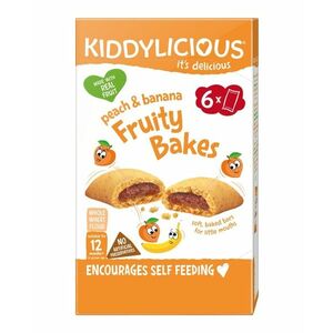Kiddylicious Koláčky broskvovo-banánové 6x22 g obraz