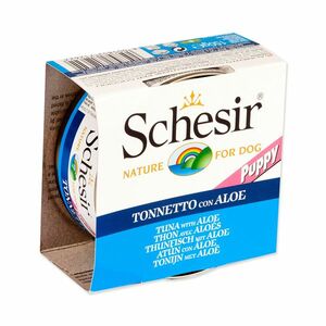 Schesir Konzerva Puppy tuňák s Aloe 150 g obraz