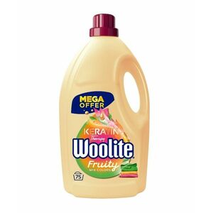 Woolite Keratin Tekutý prací prostředek na barevné prádlo Fruity 4, 5 l obraz