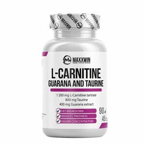 MAXXWIN L-CARNITINE GUARANA TAURINE 90 kapslí obraz