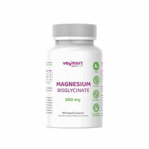 Vegmart MAGNESIUM BISGLYCINATE 500 mg 180 kapslí obraz