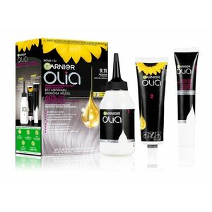 Garnier Olia 9.11 Metalická stříbrná permanentní barva na vlasy obraz