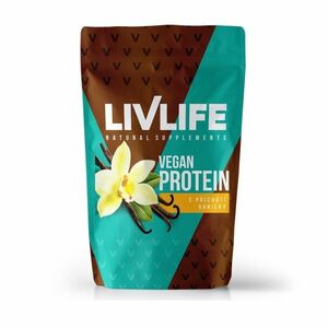 Livlife Vegan protein s příchutí vanilky 245 g obraz