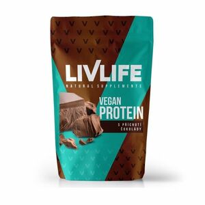 Livlife Vegan Protein s příchutí čokolády 245 g obraz