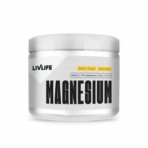 Livlife Magnesium malate drink 111 g mango + pomeranč obraz