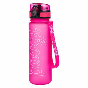 Baagl Tritanová láhev na pití Logo - růžová, 500 ml obraz